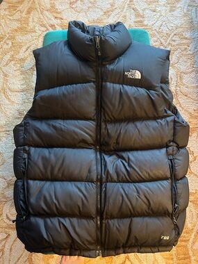 THE NORTH FACE 700 real down vest, size L classic Black